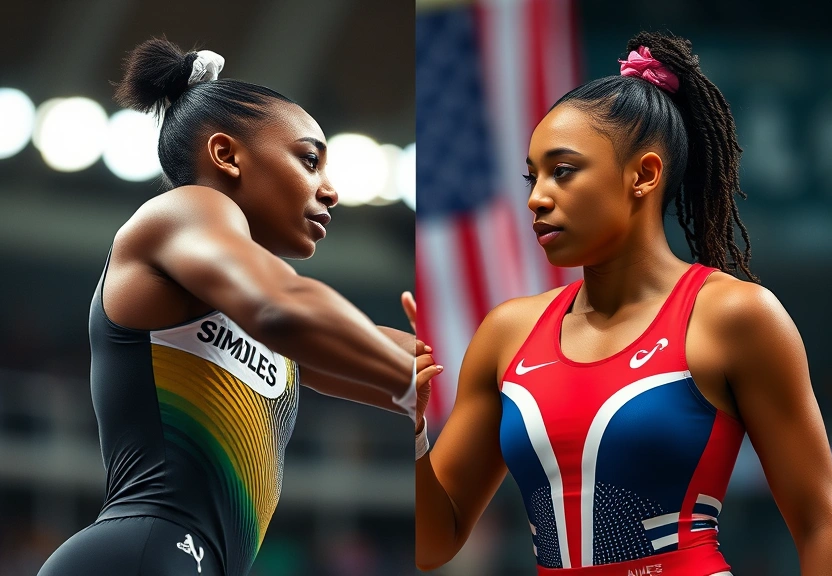 Representação visual: Simone Biles vs. Riley Gaines: Inside the Explosive Debate That's Dividing America's Sports World in 2025