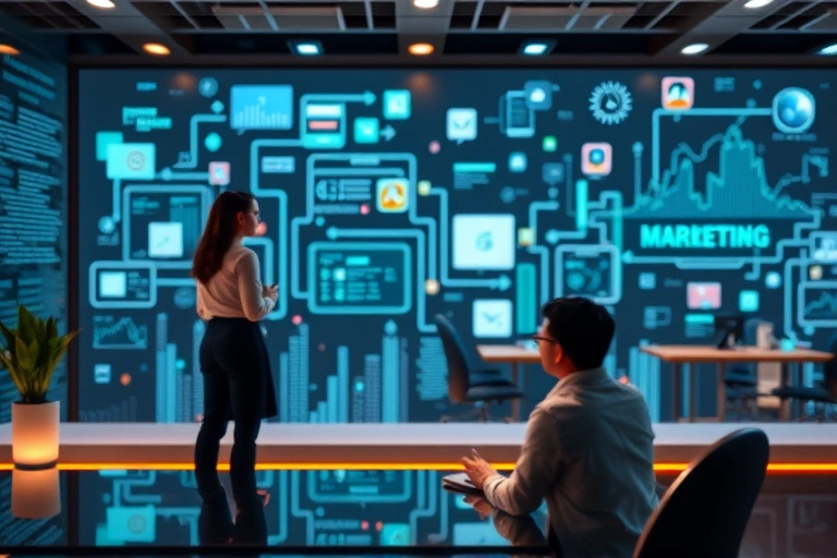 Conceitos visuais relacionados a The Rise of AI-Powered Marketing Tools: Transforming Strategies in 2025