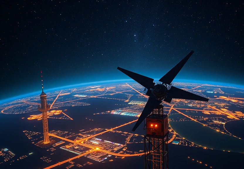 Representação visual: Starlink Direct-to-Cell Revolution 2025: How Satellites Are Eliminating Dead Zones Forever