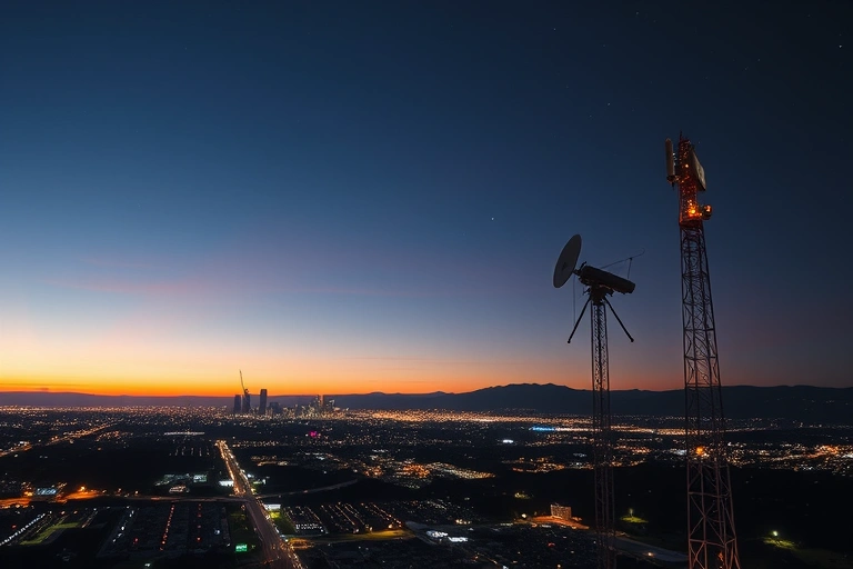 Conceitos visuais relacionados a Starlink Direct-to-Cell Revolution 2025: How Satellites Are Eliminating Dead Zones Forever